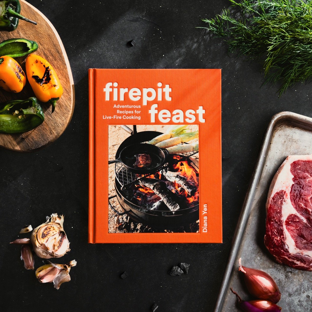 Firepit Feast, Adventurous Recipes for Live-Fire Cooking by Diana