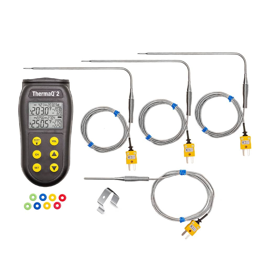 ヤングサーモメーター　YOUNG THERMO METER　※ジャンク　2個 ThermaQ® 2 Thermocouple Alarm Thermometer Kit (4 probes) – ThermoWorks