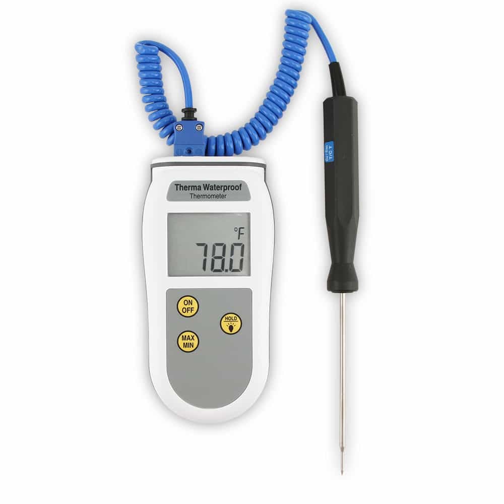 Therma Waterproof Type T Meter & Probe Kit – ThermoWorks
