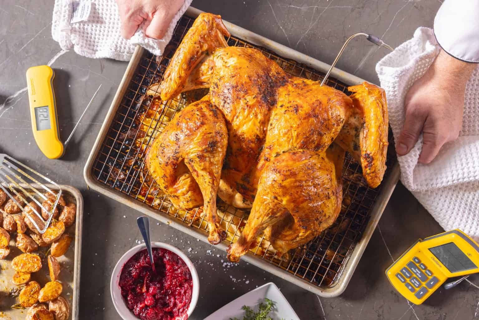 Roasted Spatchcocked Turkey: Faster and More Even Cooking