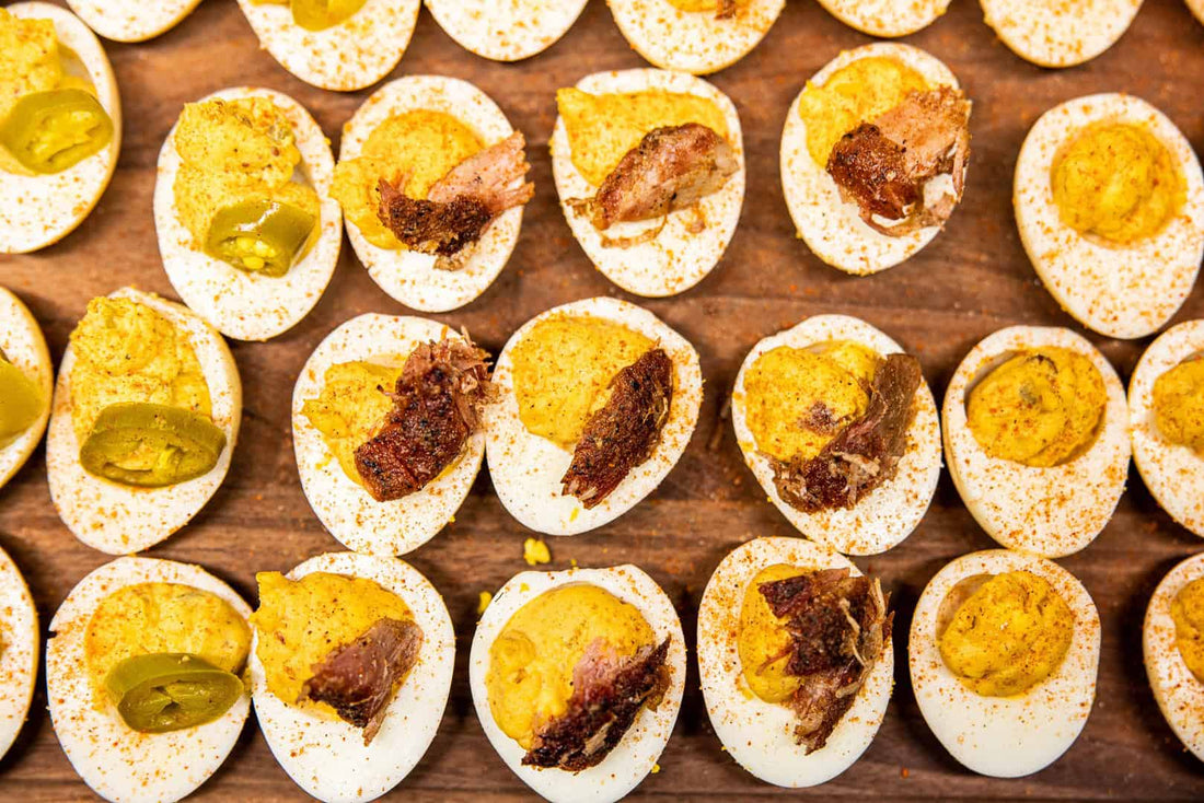 Smoked Deviled Eggs