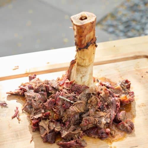 Thor’s Hammer: Smoke-Braised Whole Beef Shank