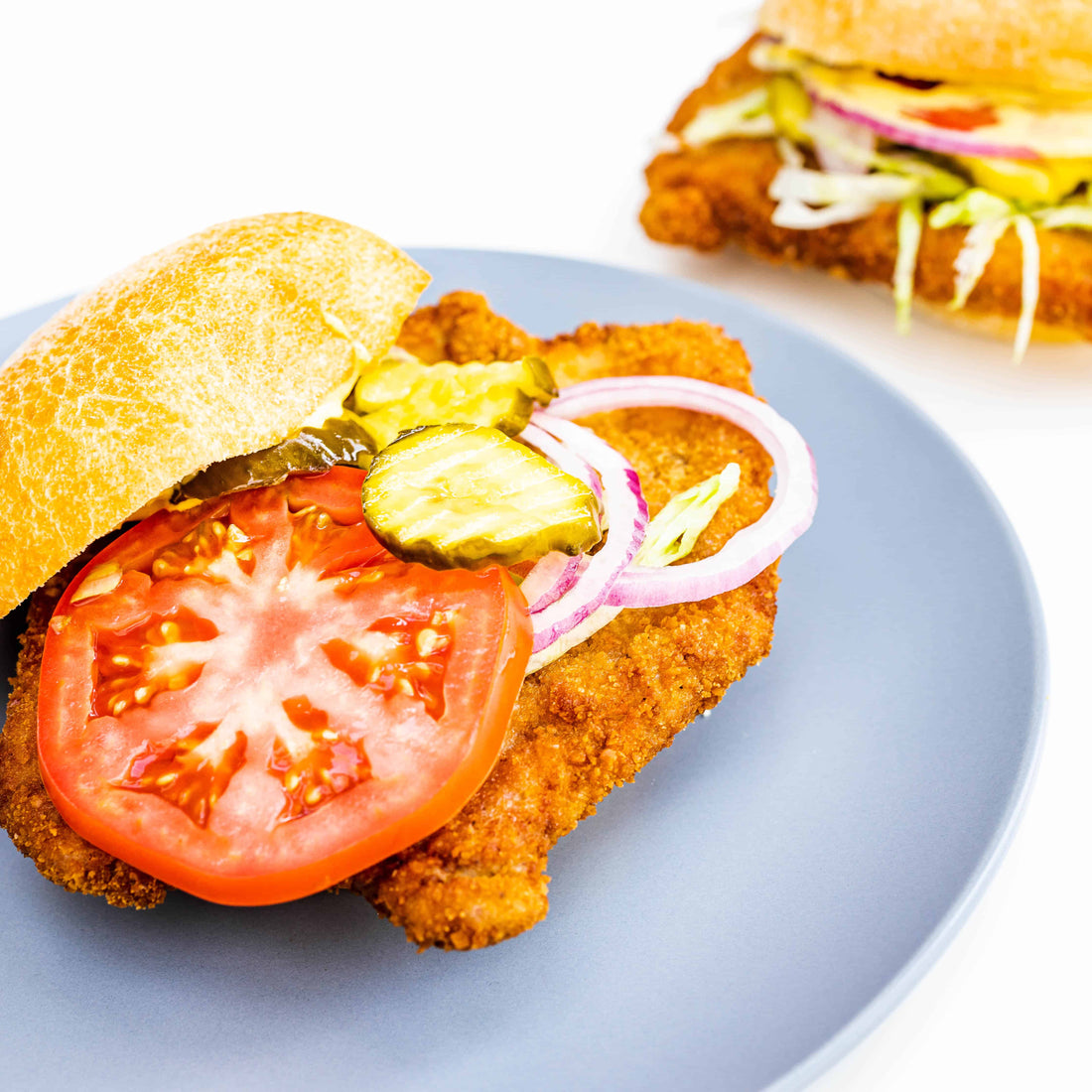 Crispy Fried Pork Tenderloin Sandwich