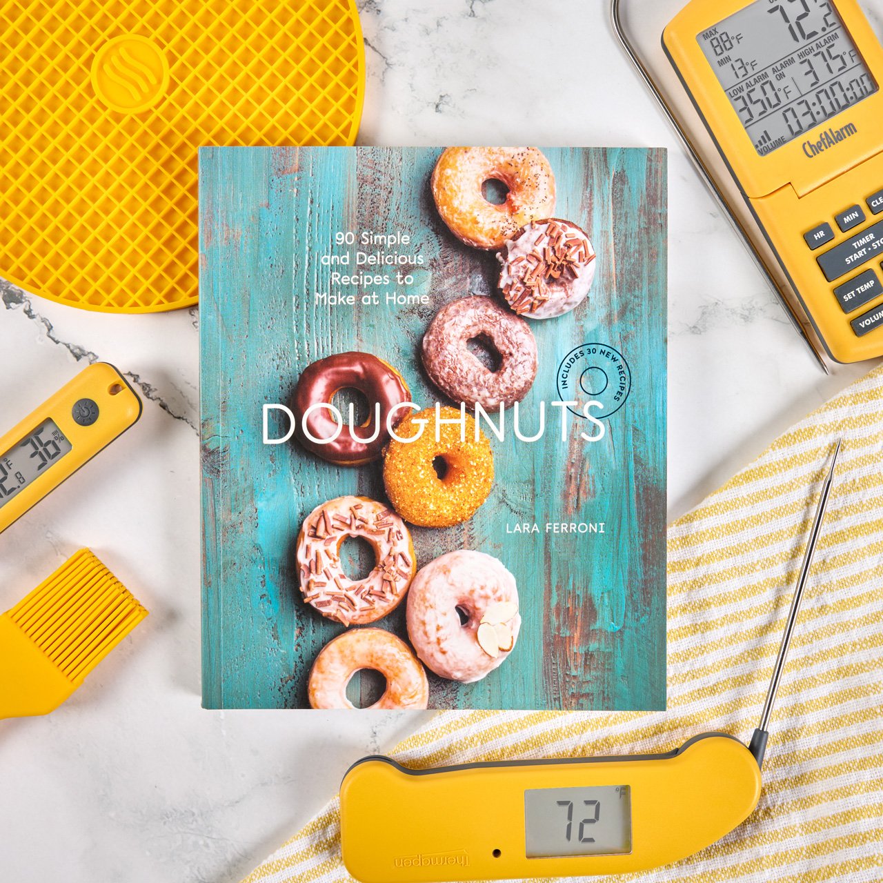 Doughnuts: 90 Simple and Delicious Recipes to Make at Home by Lara