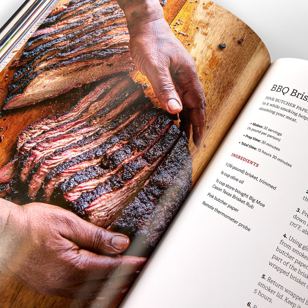 Big Moe's Big Book of BBQ, 75 Recipes From Brisket and Ribs to Cornbread and Mac and Cheese by Moe Cason