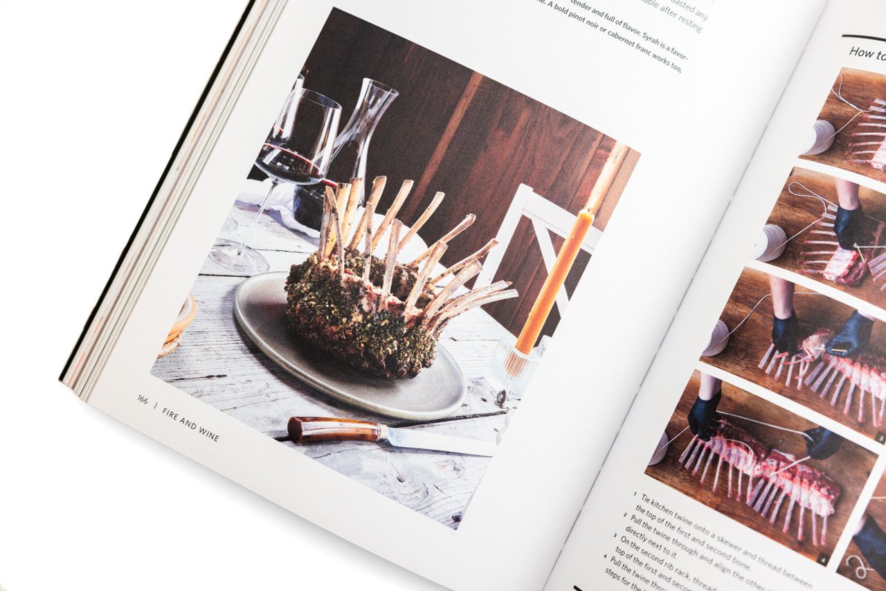 Fire + Wine: 75 Smoke-Infused Recipes from the Grill with Perfect Wine Pairings by Mary Cressler and Sean Martin