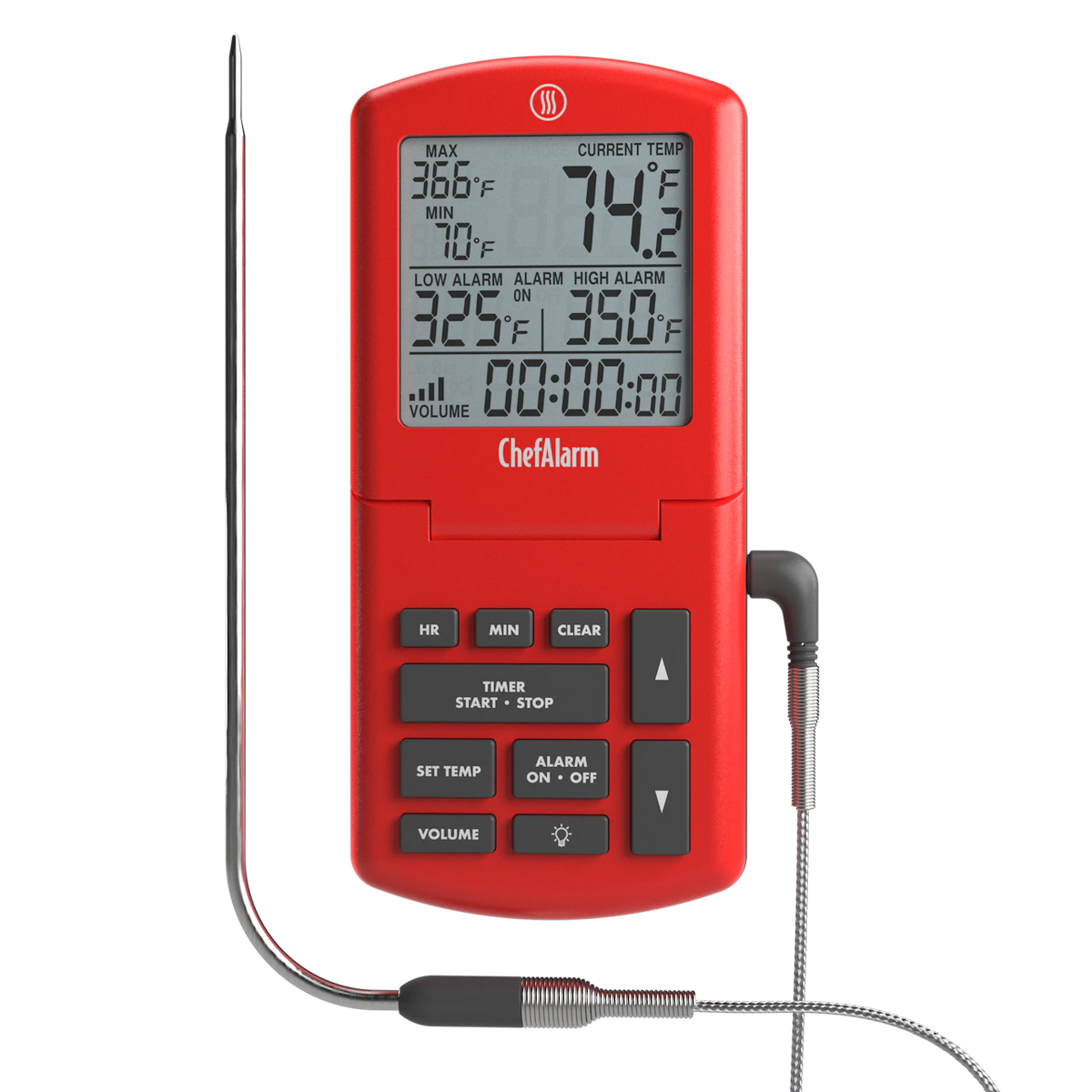 ChefAlarm® Cooking Alarm Thermometer and Timer – ThermoWorks