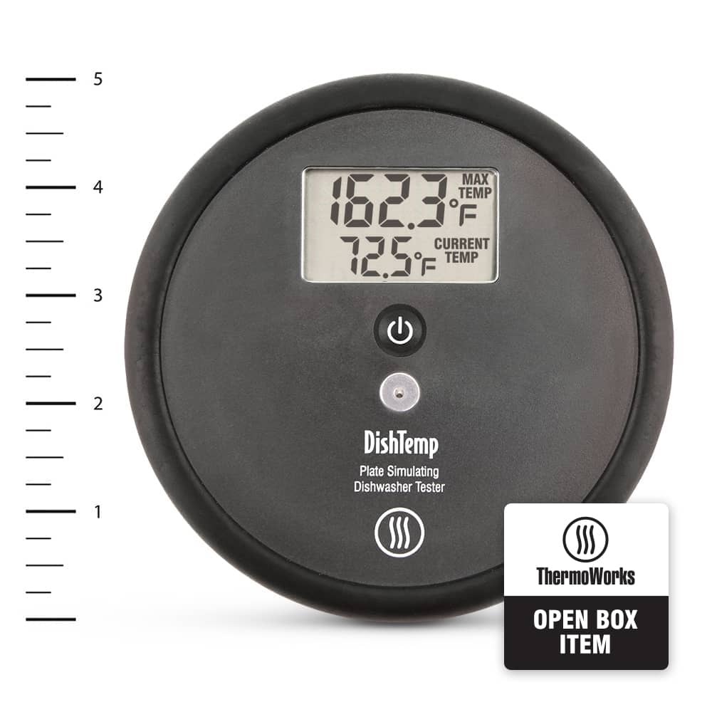DishTemp® - Plate-simulating Dishwasher Thermometer - Open Box Special