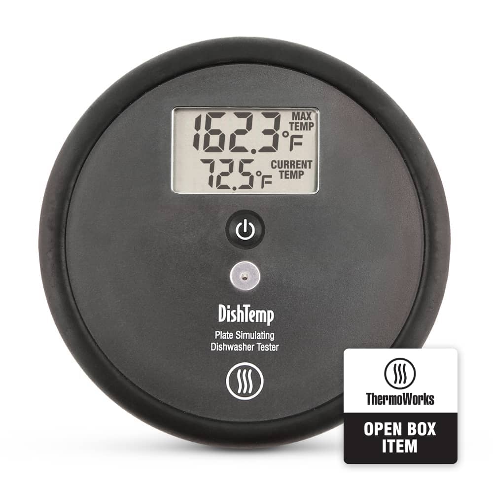 DishTemp® - Plate-simulating Dishwasher Thermometer - Open Box Special