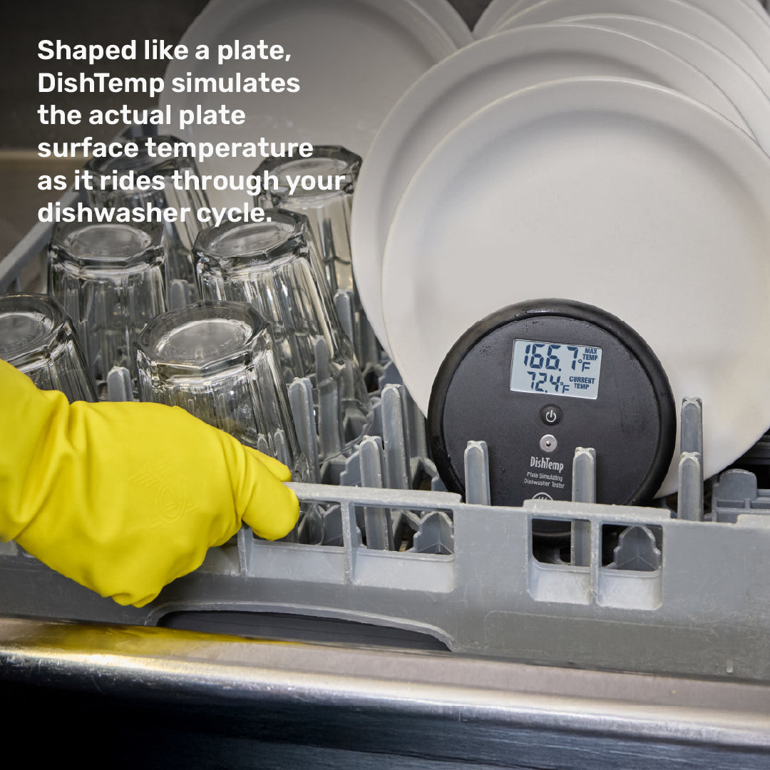 DishTemp® - Plate-simulating Dishwasher Thermometer