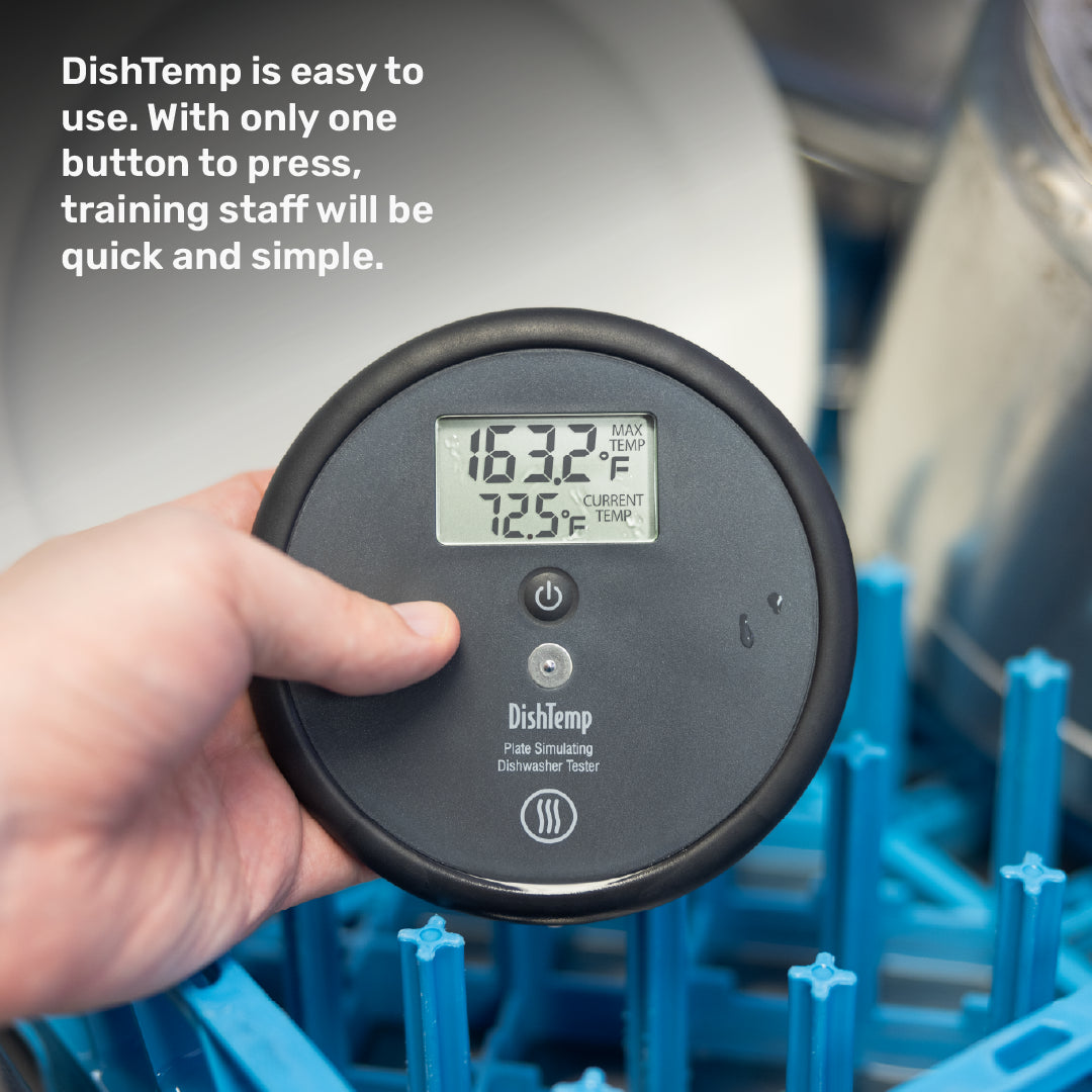 DishTemp® - Plate-simulating Dishwasher Thermometer