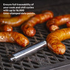 ThermaData® Stainless Steel Pro USB Temp Data Logger