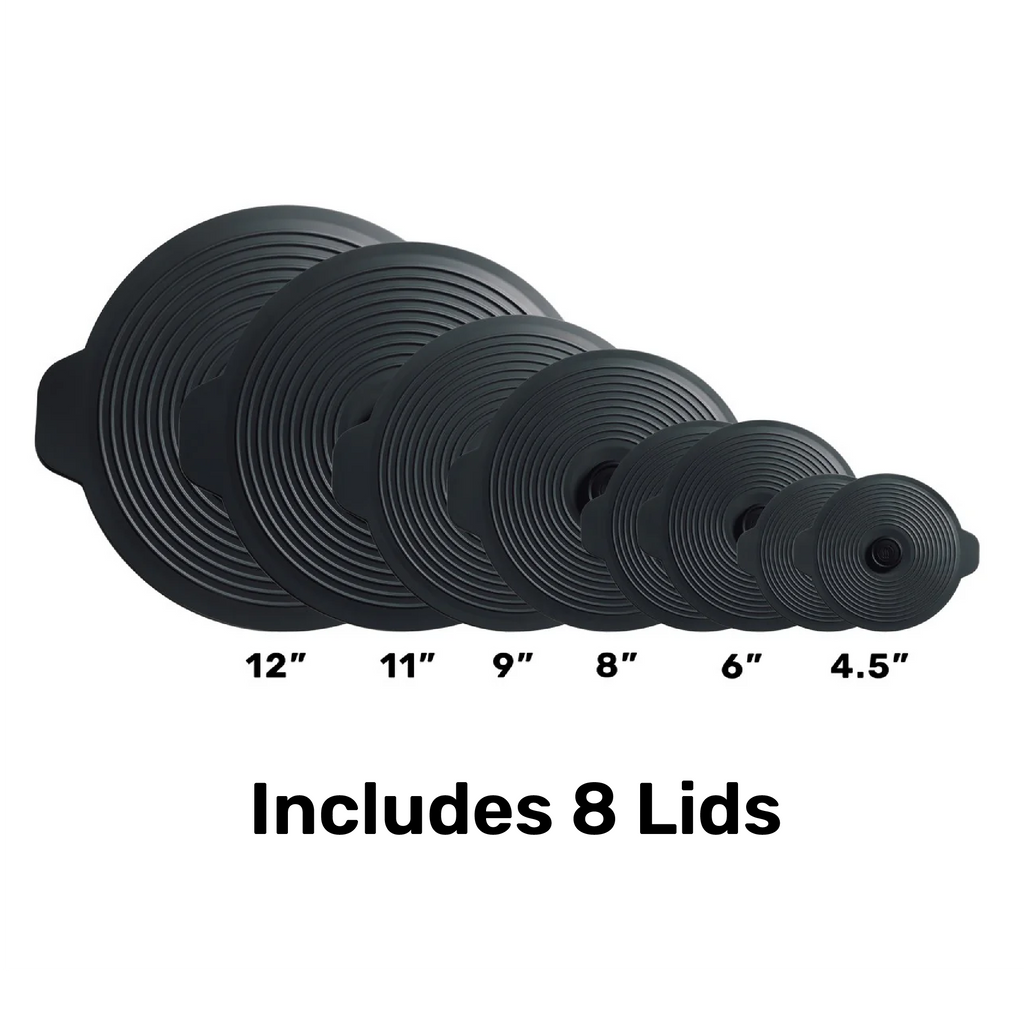 Universal Hi-Temp Silicone Lids (Set of 8)