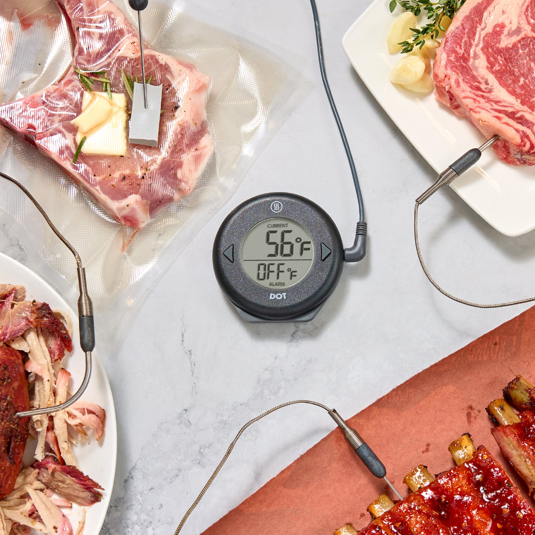 DOT® Simple Alarm Thermometer
