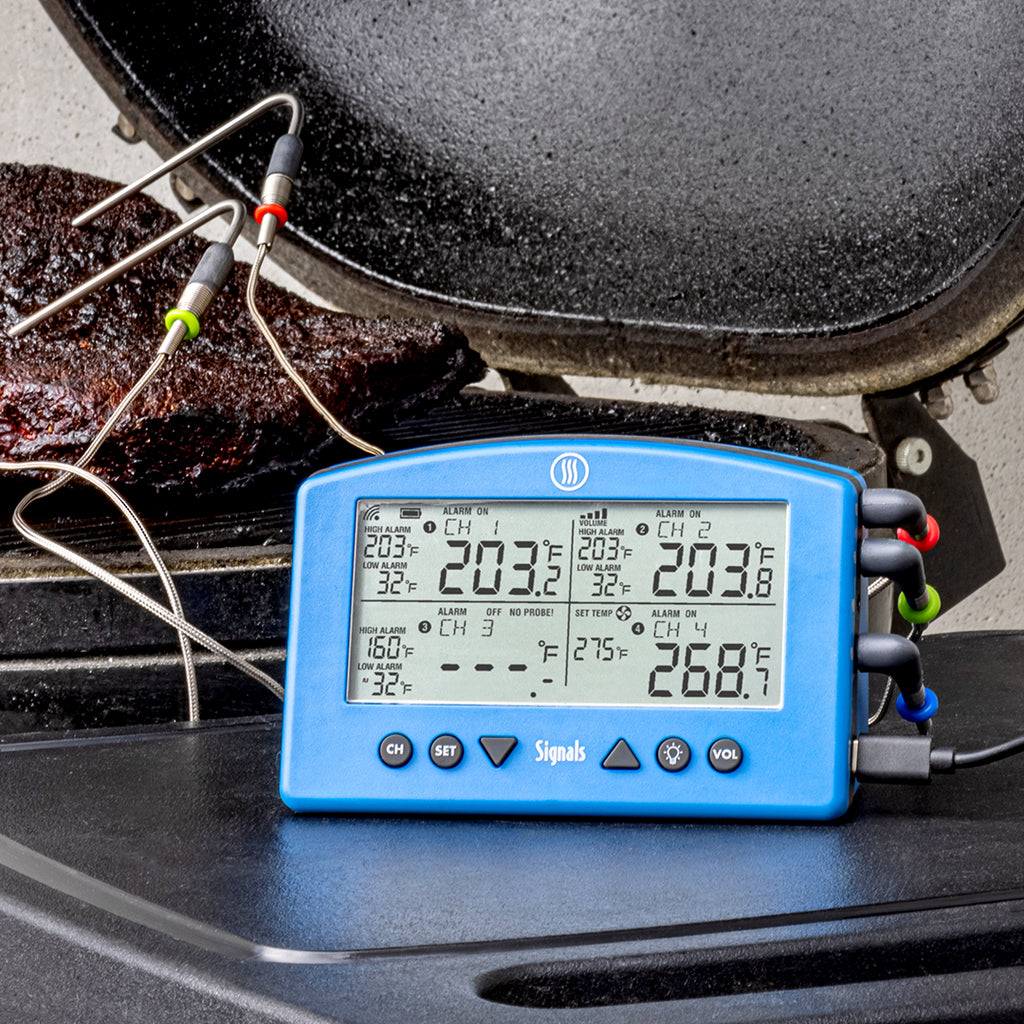 Signals™ BBQ Alarm Thermometer with Wi-Fi and Bluetooth® Wireless Technology