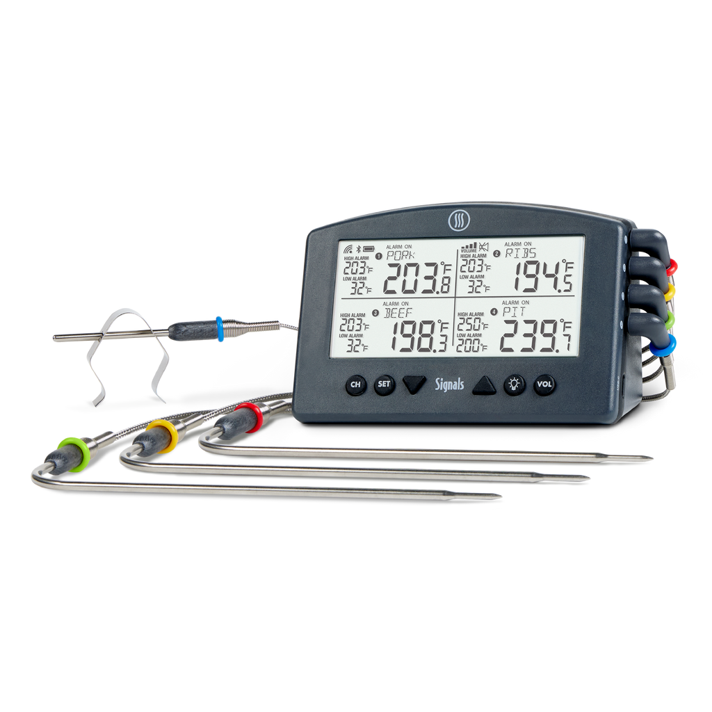 Signals™ BBQ Alarm Thermometer with Wi-Fi and Bluetooth® Wireless Technology
