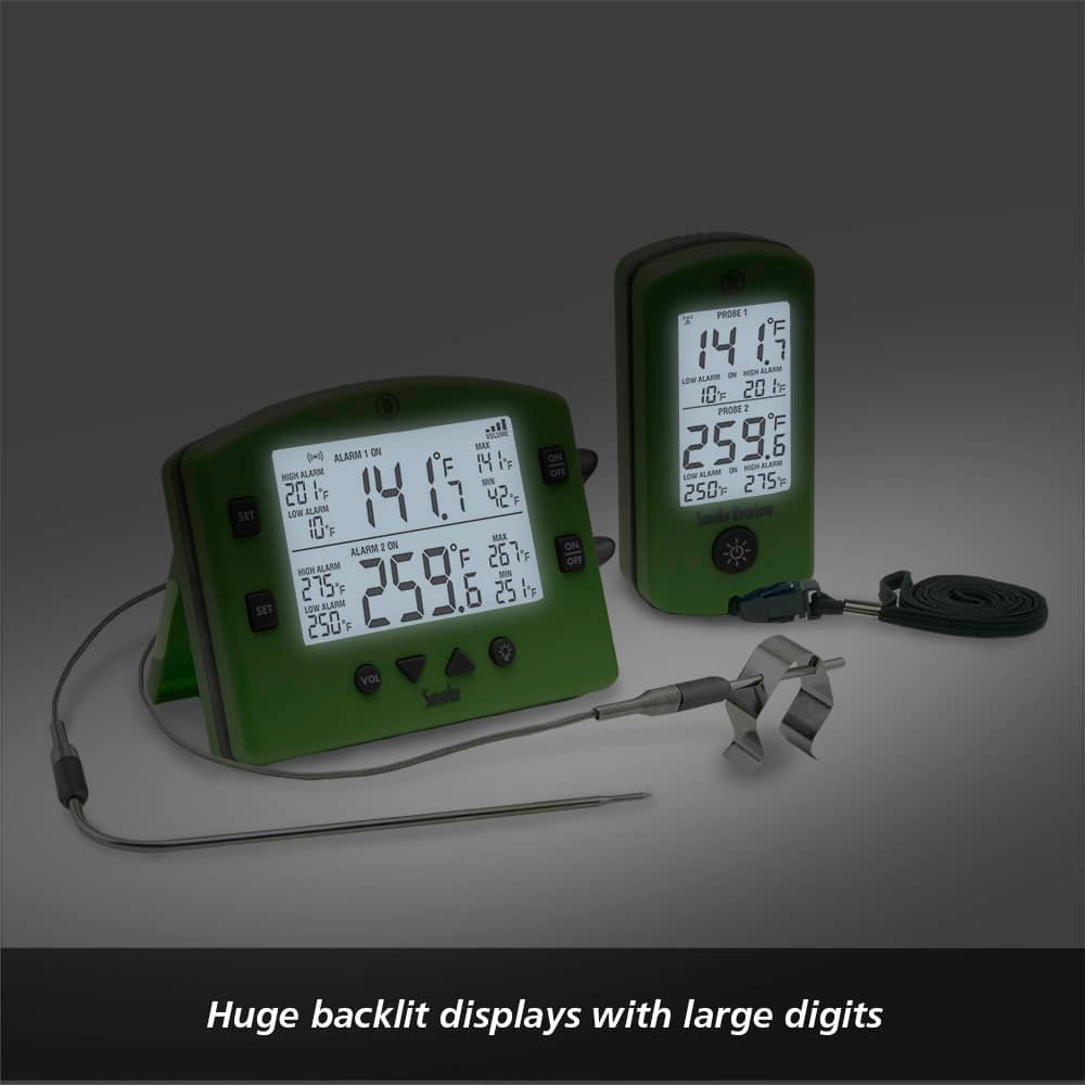 Smoke™ Remote BBQ Alarm Thermometer - Open Box Special