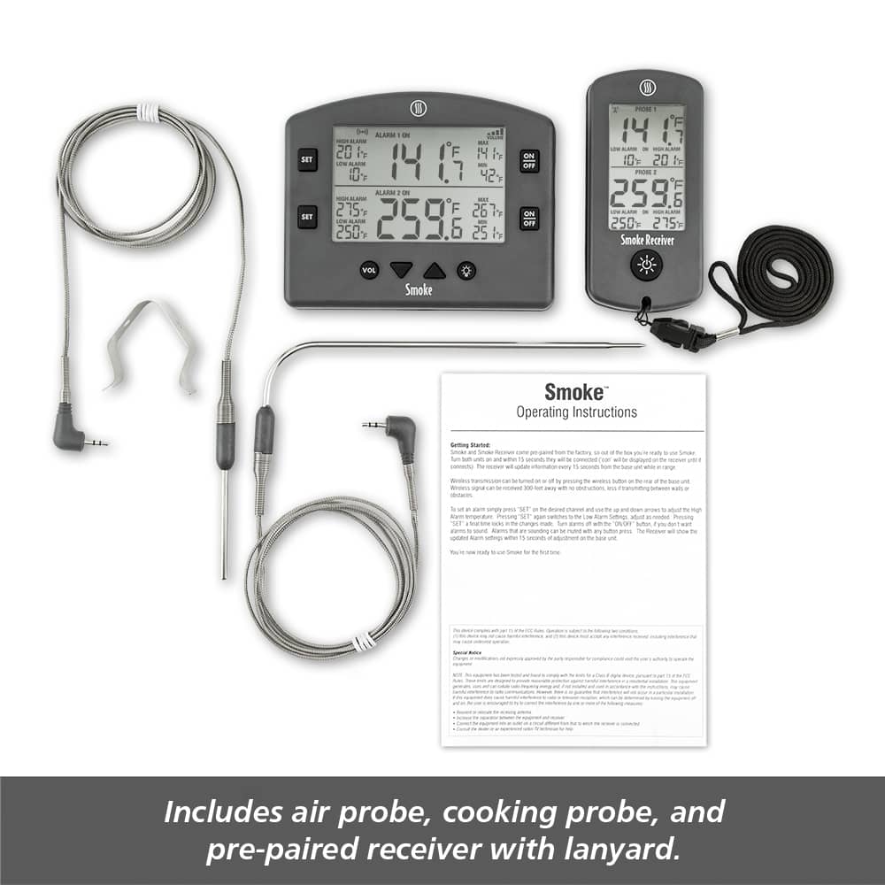 Smoke™ Remote BBQ Alarm Thermometer - Open Box Special
