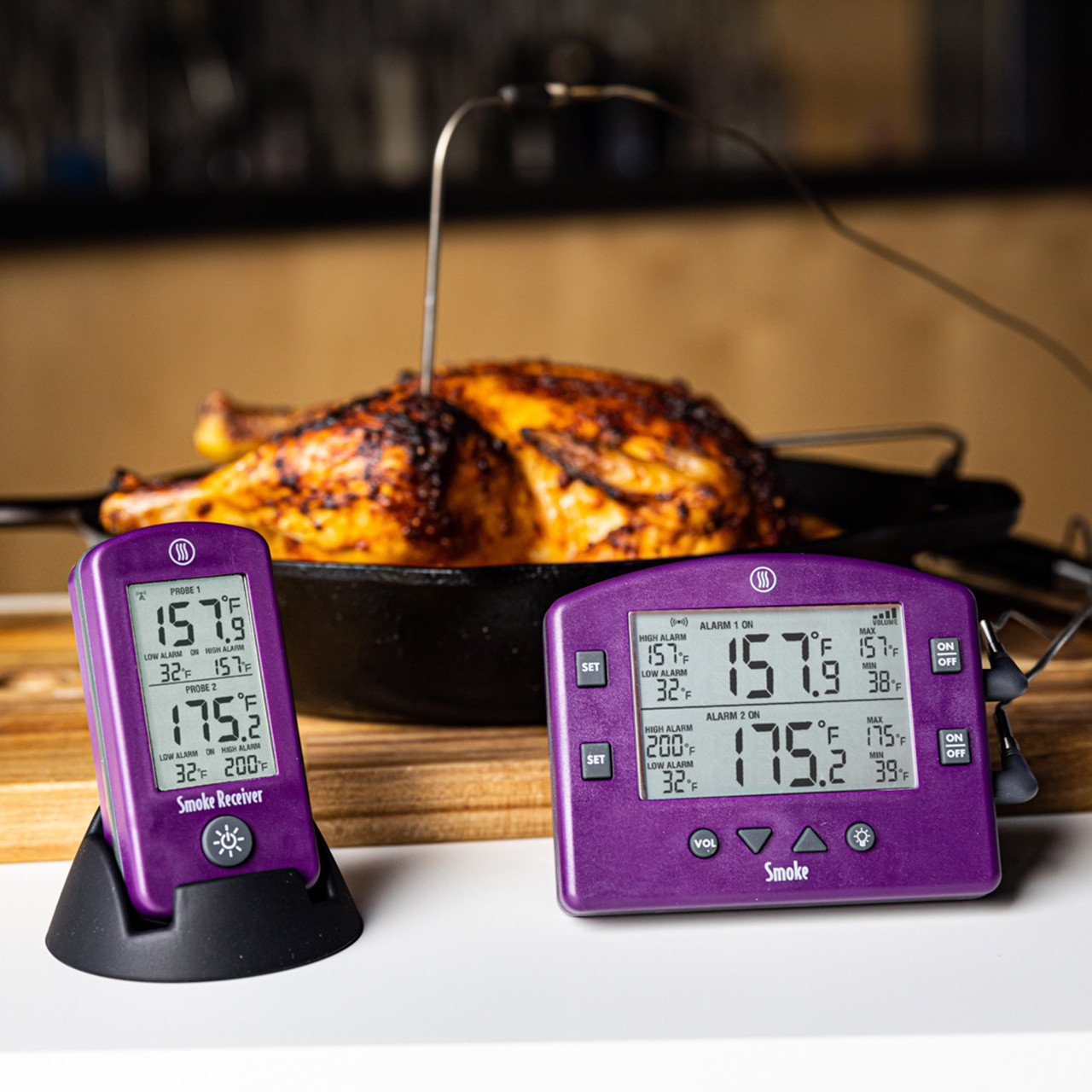 Smoke® Remote BBQ Alarm Thermometer