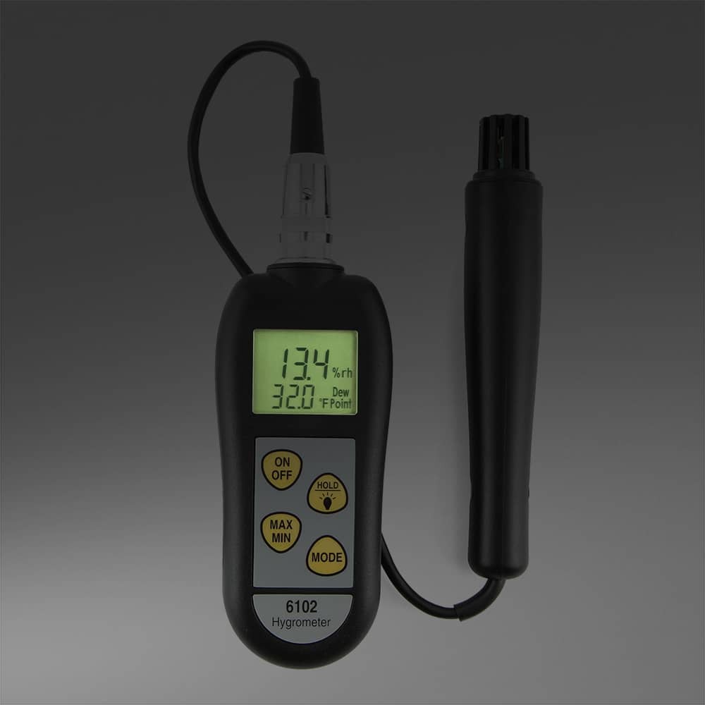 Therma-Hygrometer w/Dual Display and External Probe (6102