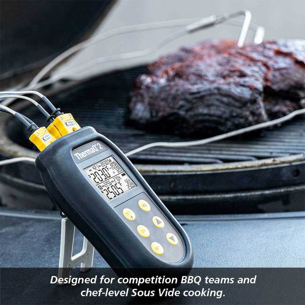 ThermaQ® 2 Thermocouple Alarm Thermometer – ThermoWorks