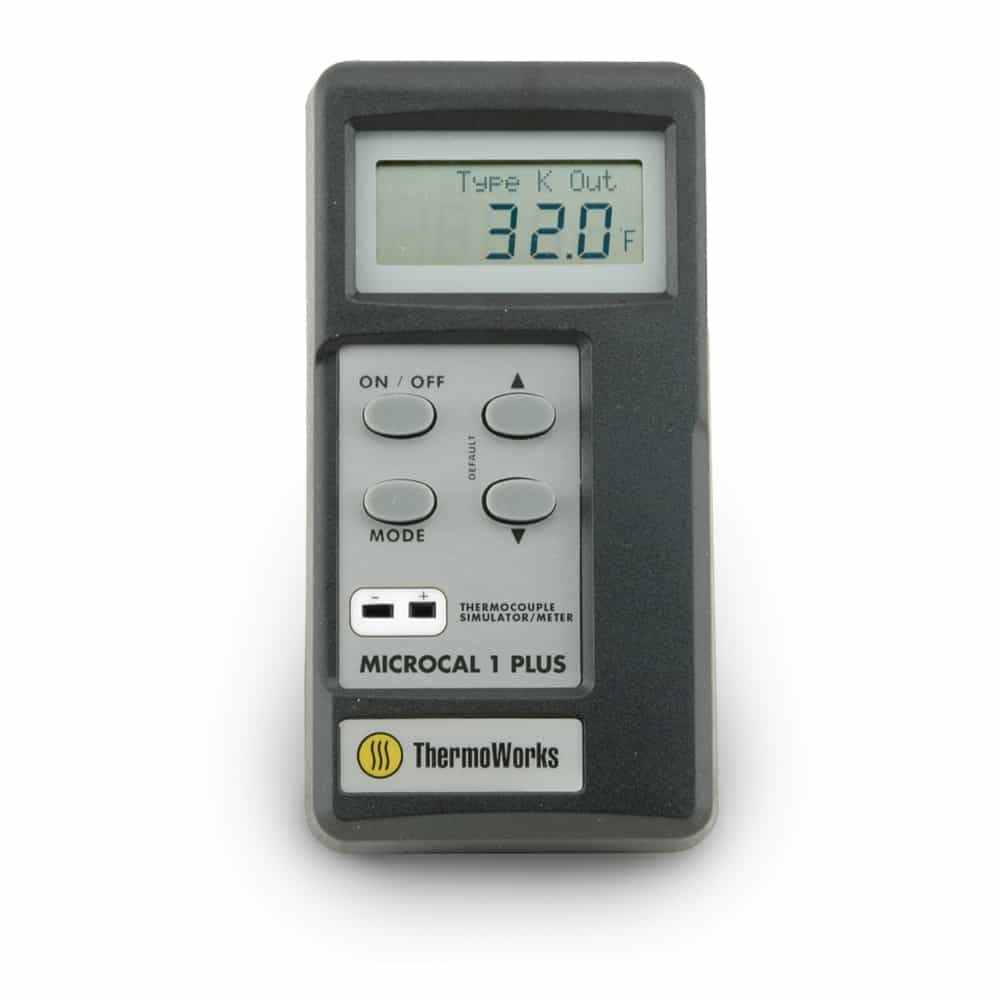 MicroCal 1-Plus Thermocouple Simulator/Meter – ThermoWorks