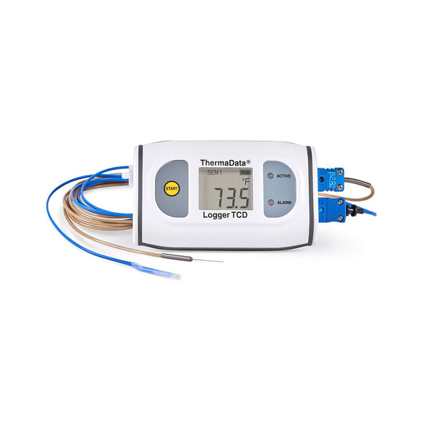 ThermaData® 2-Ch. Type T Thermocouple Data Logger – ThermoWorks