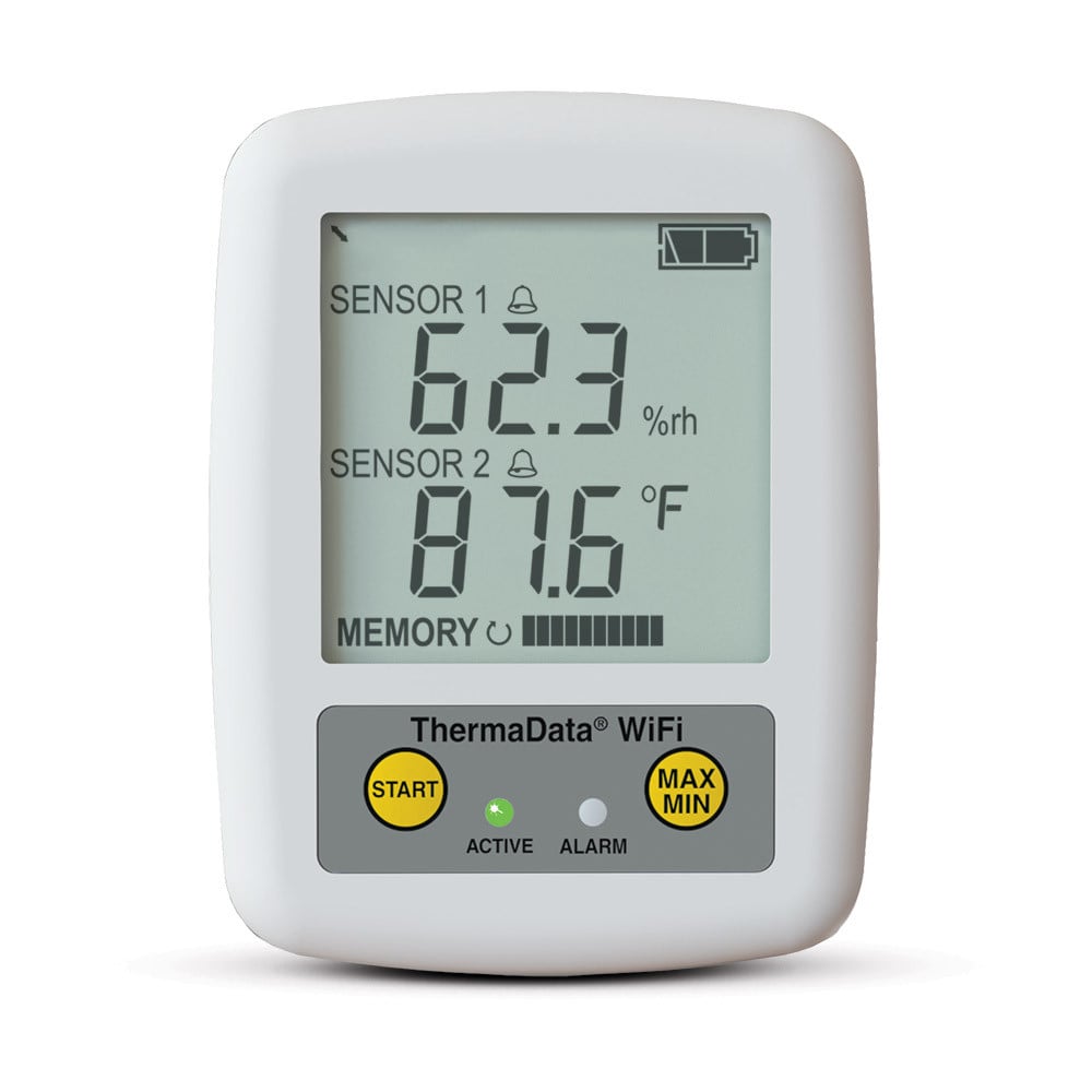 ThermaData® WiFi Temperature and Humidity Logger