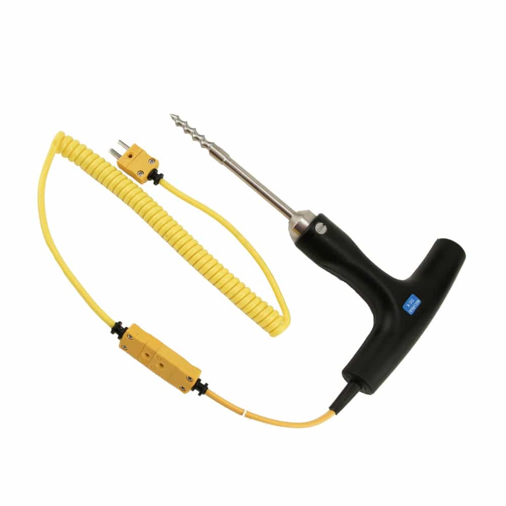 Heavy Duty T-Handle Frozen Food Probe, Corkscrew Tip  (-175)