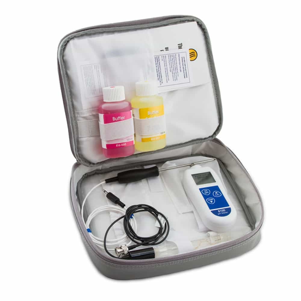 Precision pH Meter and Probe Kit  (8100)