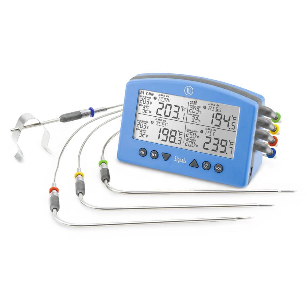 Signals™ BBQ Alarm Thermometer with Wi-Fi and Bluetooth® Wireless Technology