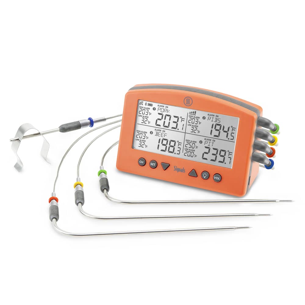Signals™ BBQ Alarm Thermometer with Wi-Fi and Bluetooth® Wireless Technology