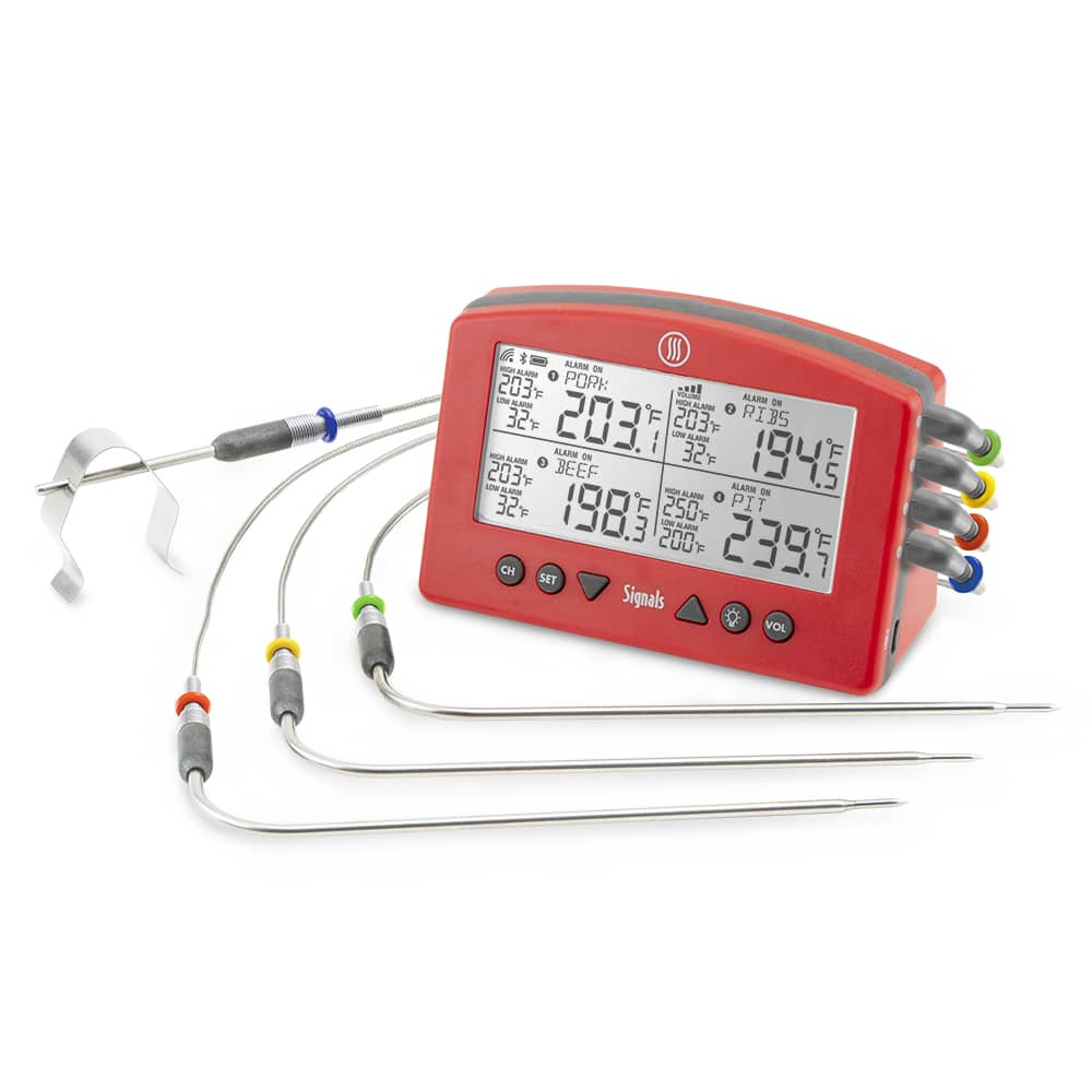 Signals™ BBQ Alarm Thermometer with Wi-Fi and Bluetooth® Wireless Technology