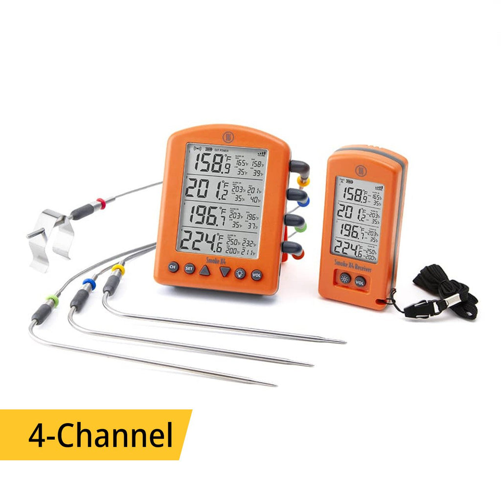 Smoke X4® Long-Range Remote BBQ Alarm Thermometer