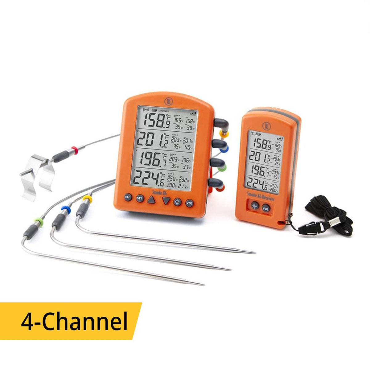 Smoke X4® Long-Range Remote BBQ Alarm Thermometer