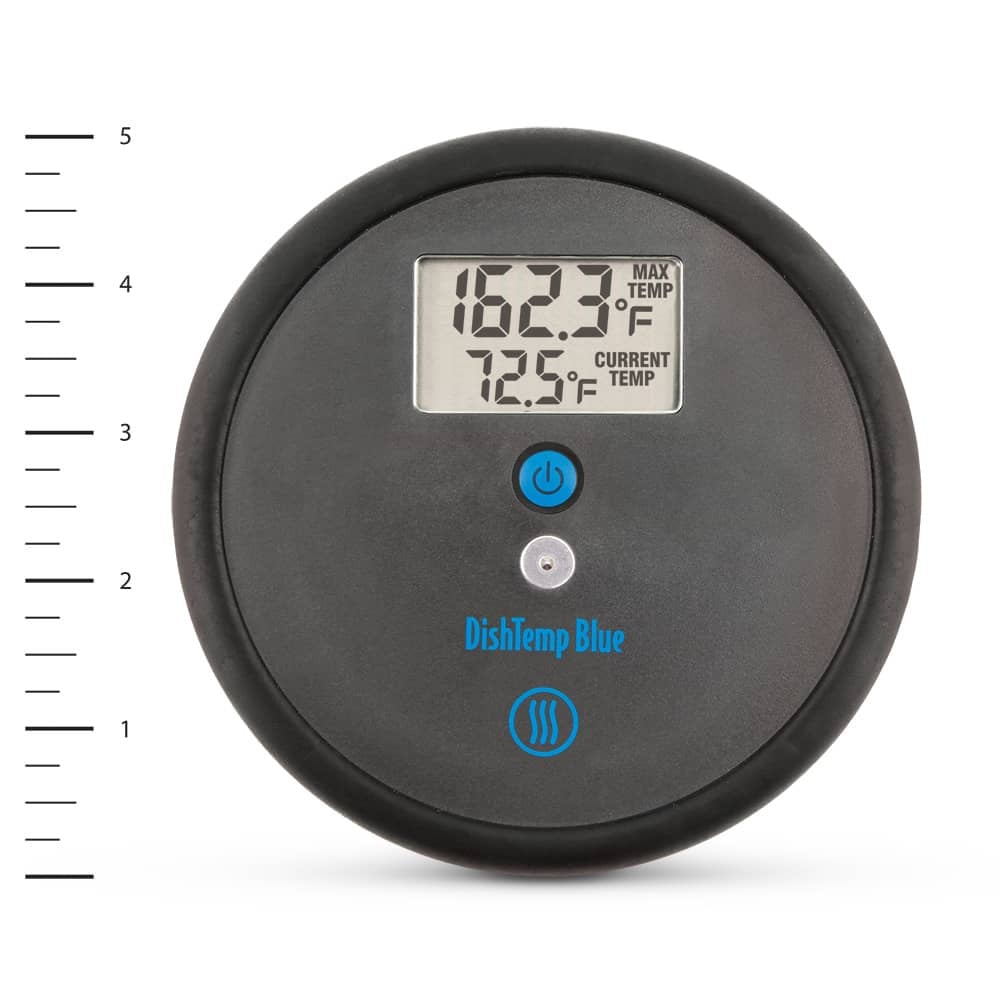 DishTemp® Blue - Plate-simulating Dishwasher Thermometer with Bluetooth® Wireless Technology