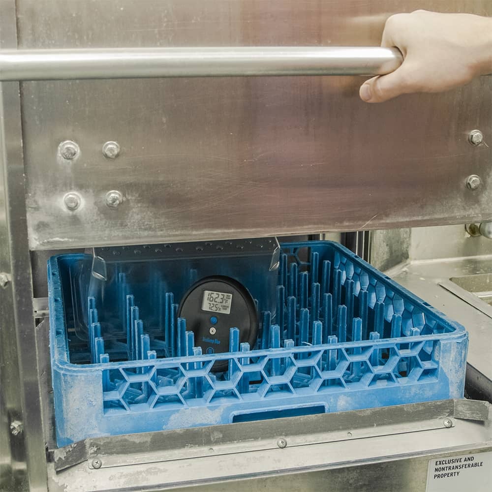 DishTemp® Blue - Plate-simulating Dishwasher Thermometer with Bluetooth® Wireless Technology