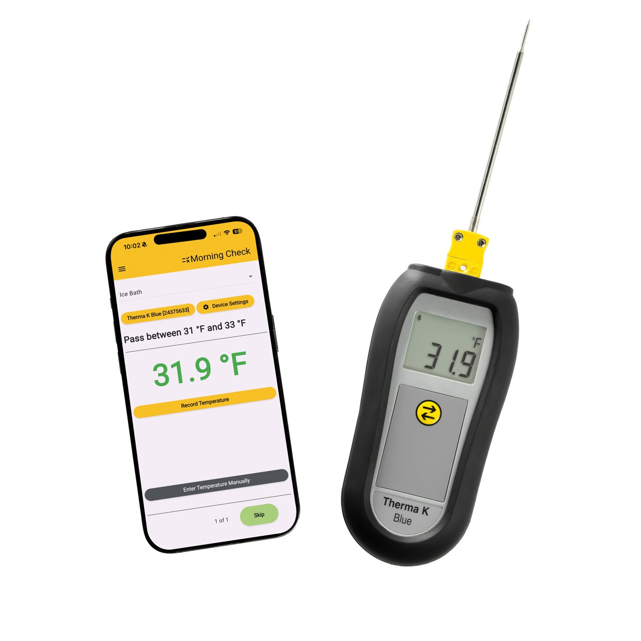 Therma K Blue Plug Mounted Probe Kit