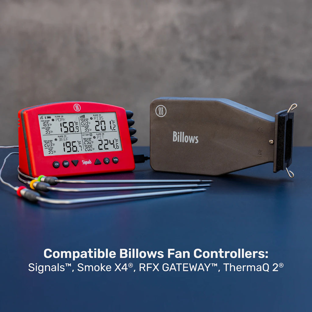 Billows® BBQ Temperature Control Fan Kit (with Damper)