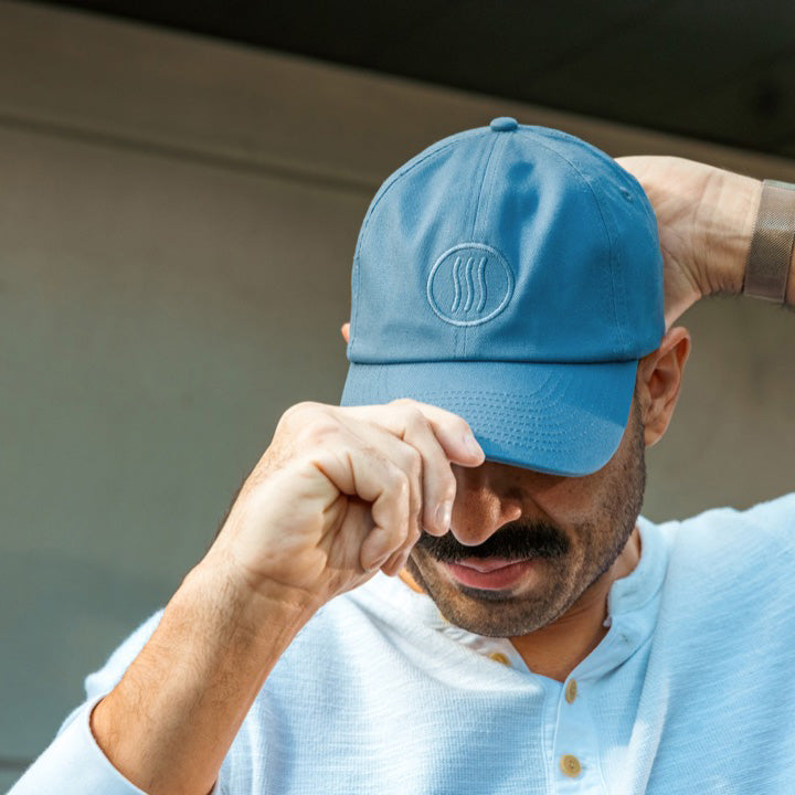 ThermoWorks Logo Hat, Dusty Blue