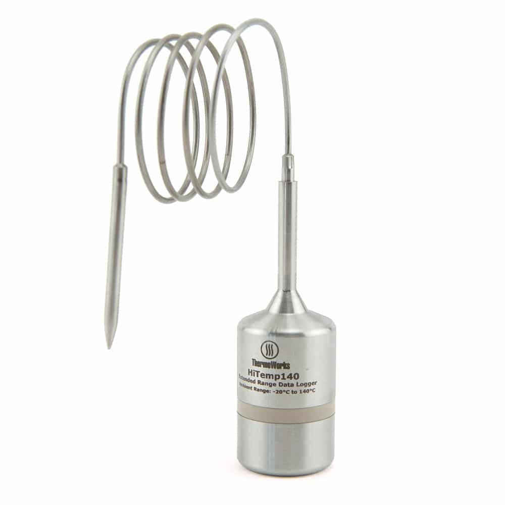 LogMaster HiTemp140 Stainless Steel Logger – ThermoWorks