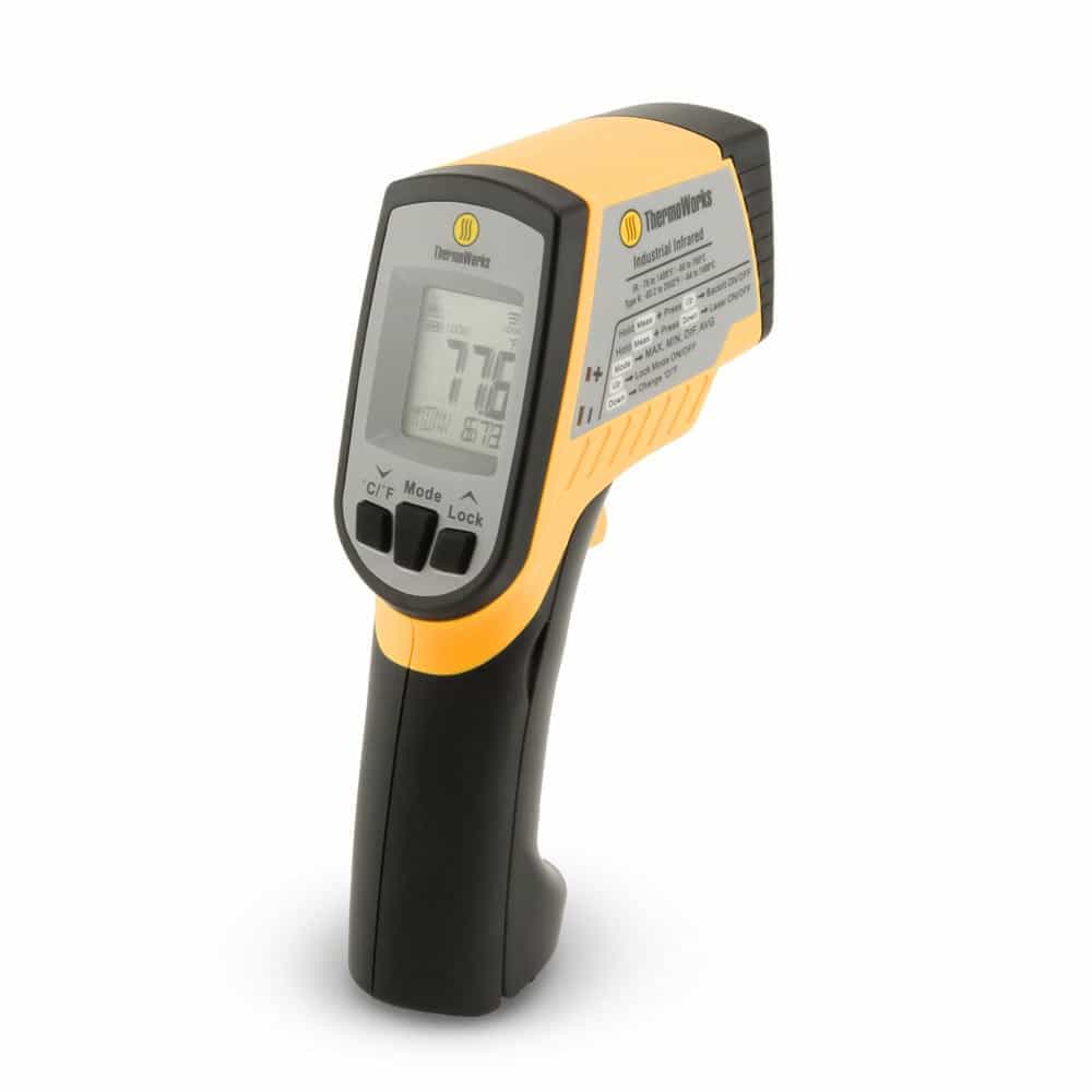 Hi-temp industrial infrared thermometer
