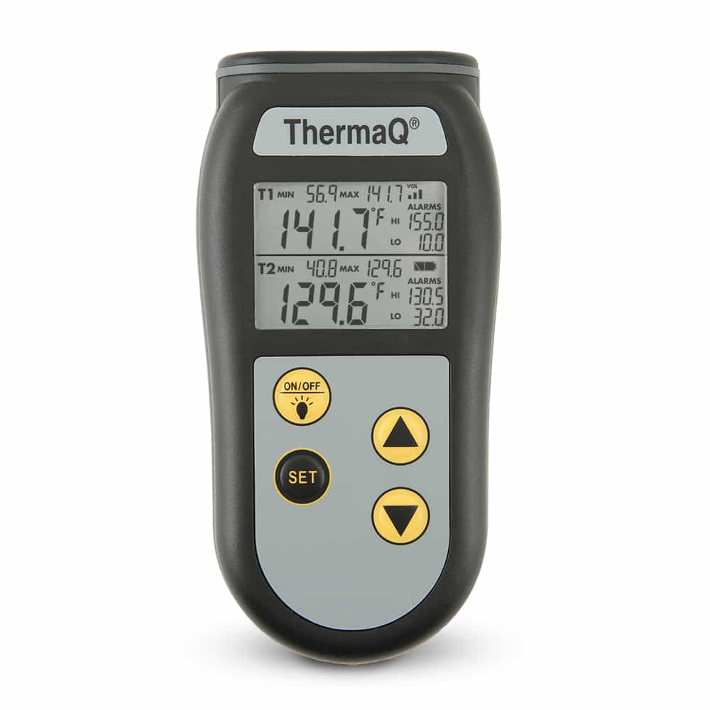 ThermaQ dual channel thermocouple thermometer