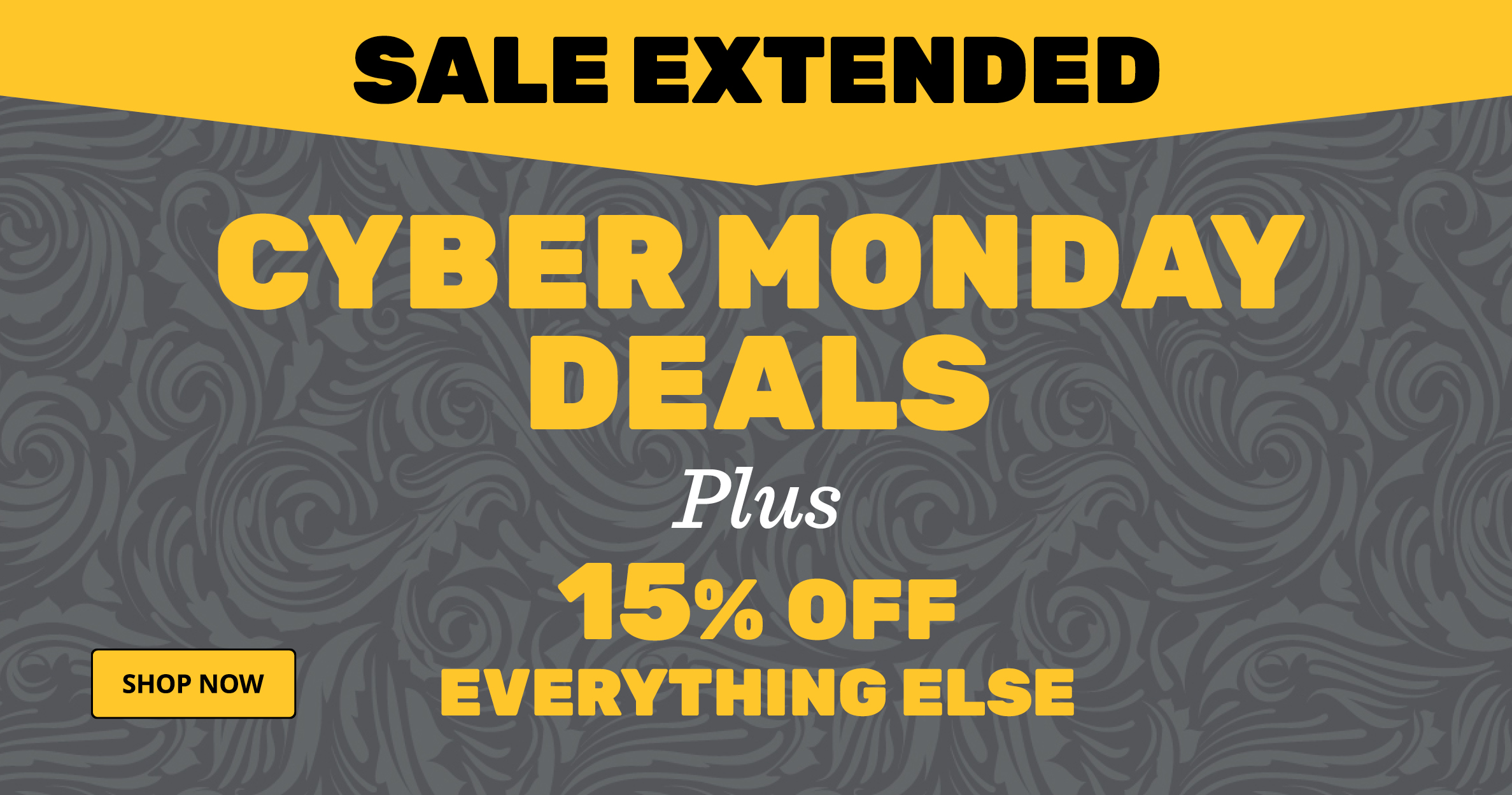 Cyber Monday Specials Extended