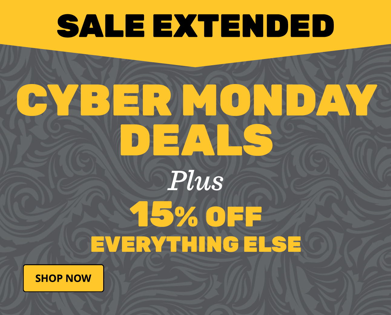 Cyber Monday Specials Extended