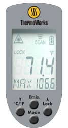 Thermoworks Thermapen IR Infrared Sensor and Temp Probe Combo White TH –  Robidoux Inc