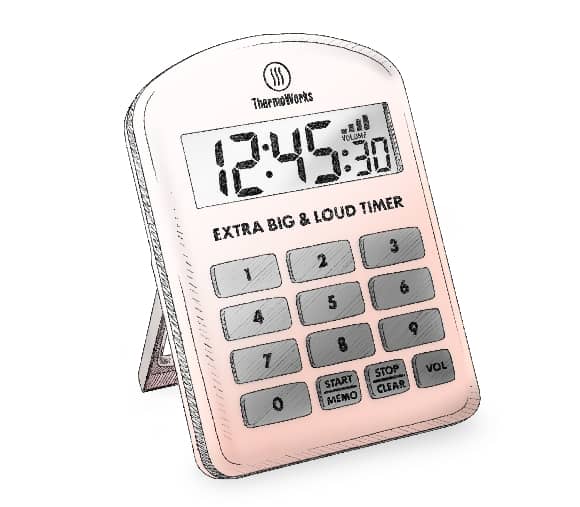 Extra-Loud Digital Kitchen Timer • See best price »