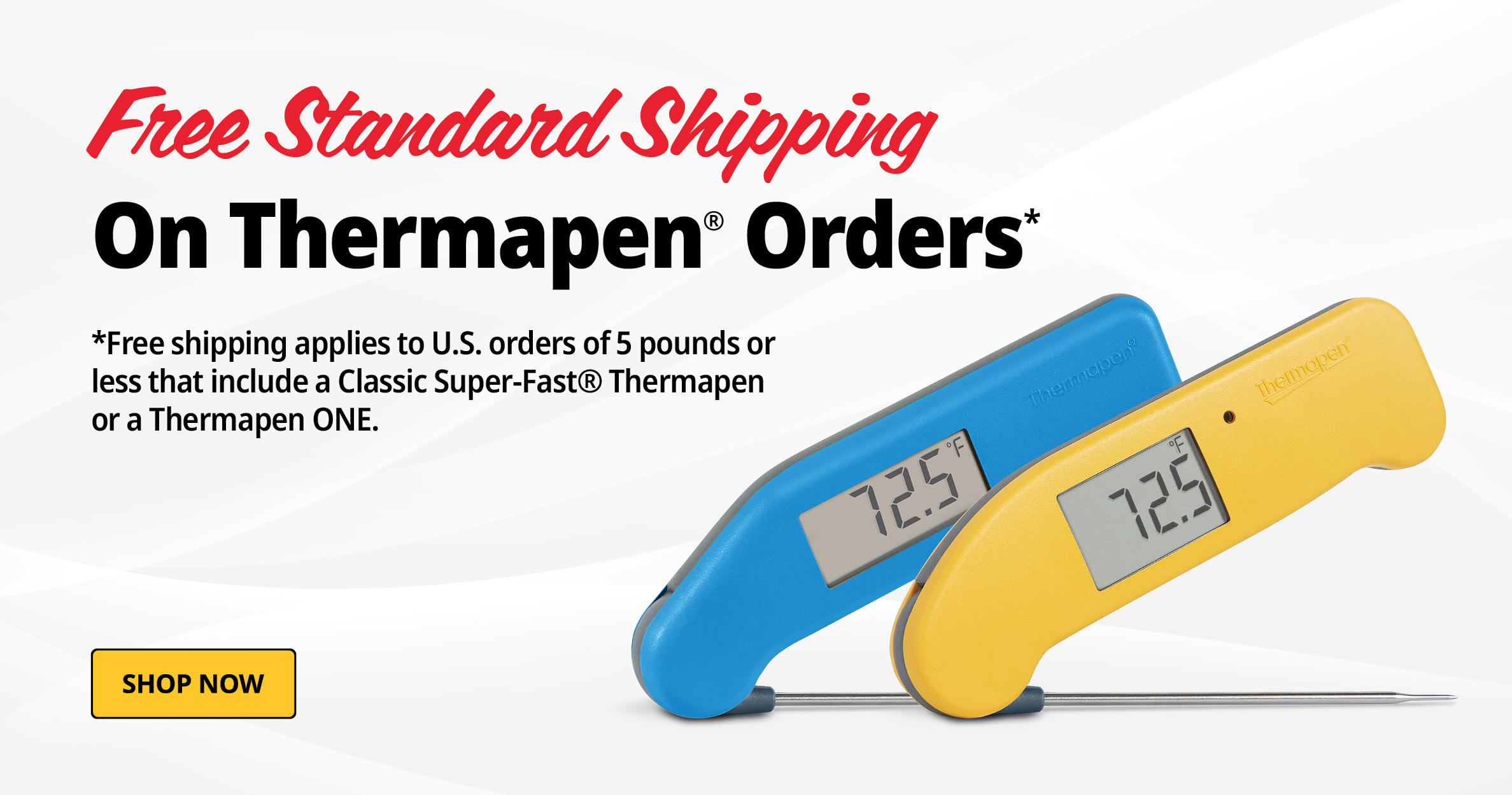 Free Shipping with Classic Thermapen and Thermapen ONE