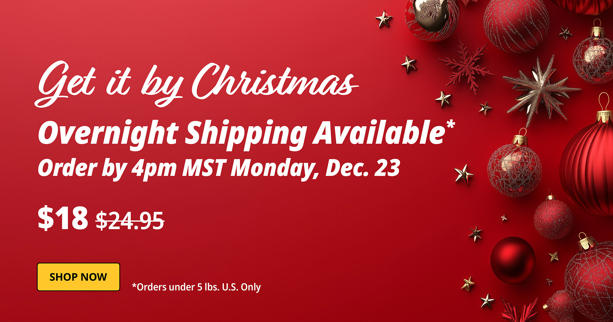 Still Time for Christmas Shipping