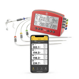 Signals 4-Channel BBQ Alarm Thermometer